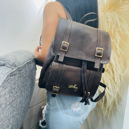 🌟 Morral Sahara Chic 👜✨Cuero vegano de alta calidad